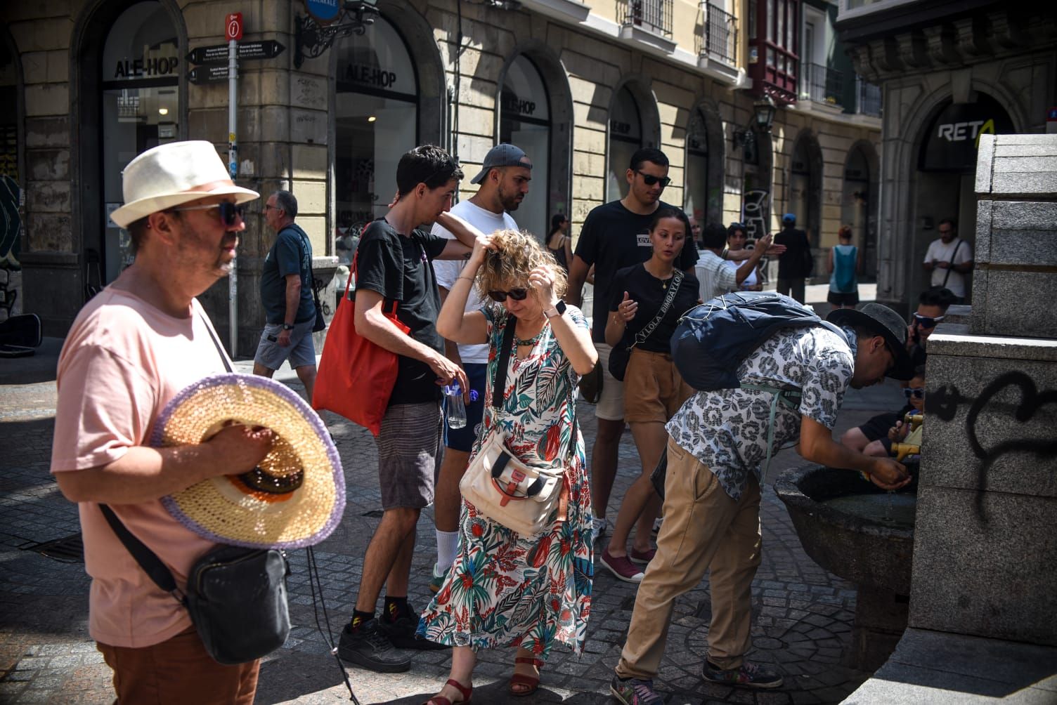Bilbao con más de 40 grados al sol
