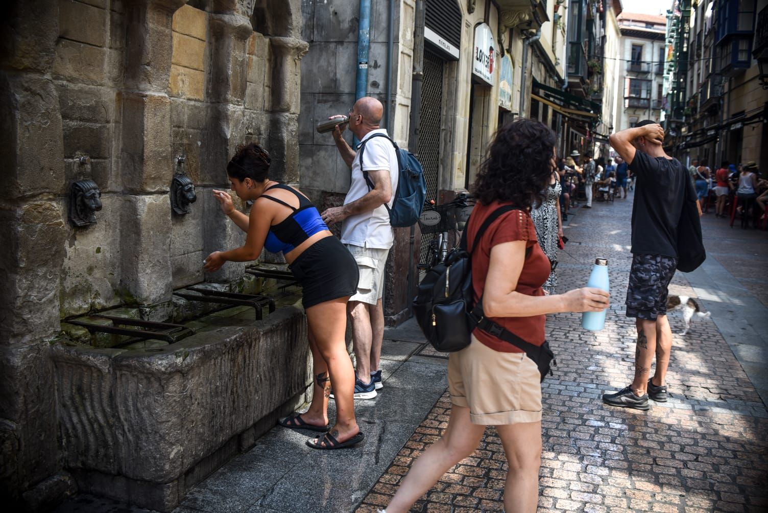 Bilbao con más de 40 grados al sol