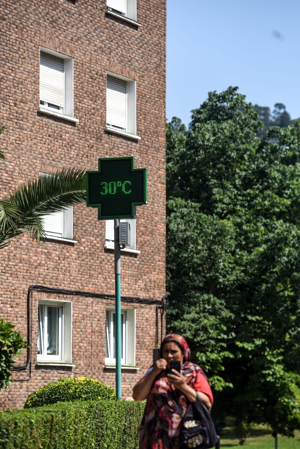 Bilbao con más de 40 grados al sol