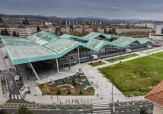 Vista de la estación de autobuses de Vitoria.