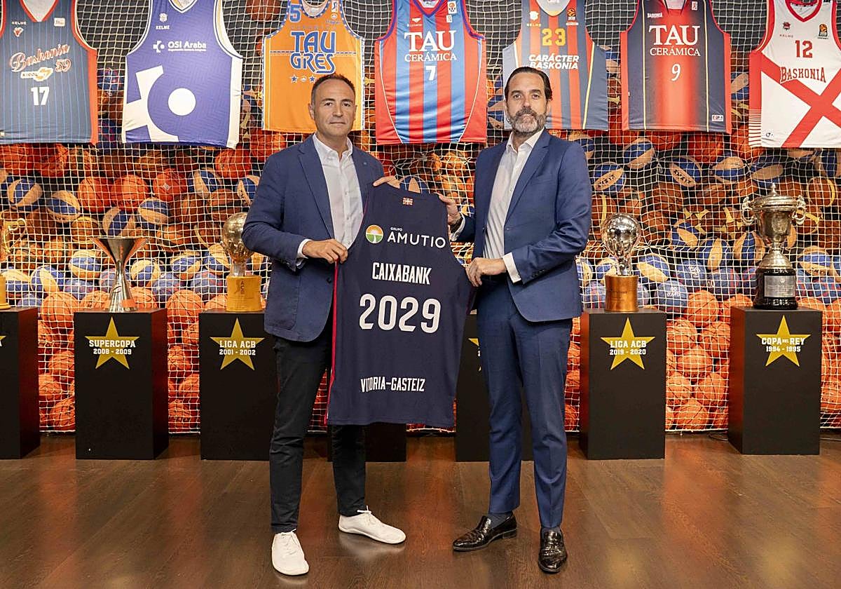 El Baskonia y Caixabank renuevan su acuerdo de patrocinio hasta 2029