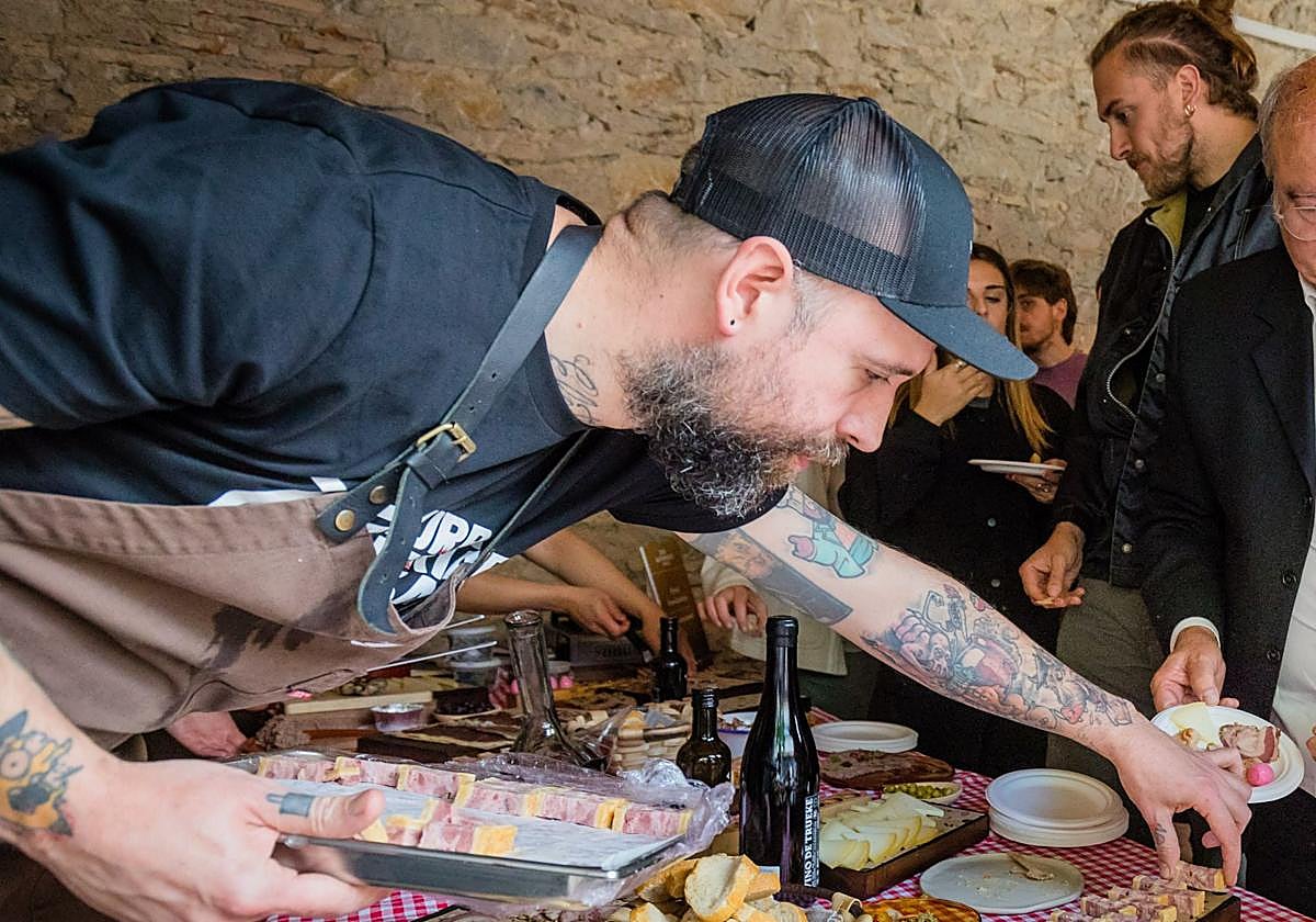 Edorta Lamo, en un encuentro gastronómico.