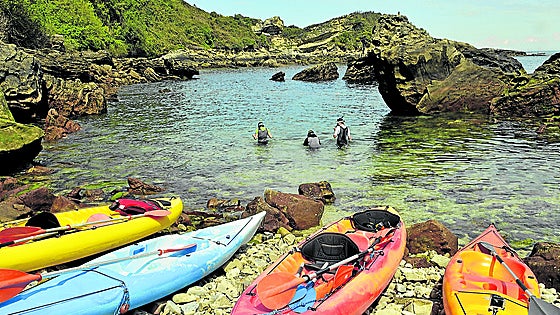 'Casse-croûte' en la cala de los Frailes
