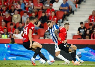 Abde Rebbach, MVP albiazul del Mallorca-Alavés. ¿Quién ha sido el mejor para ti? Vota aquí