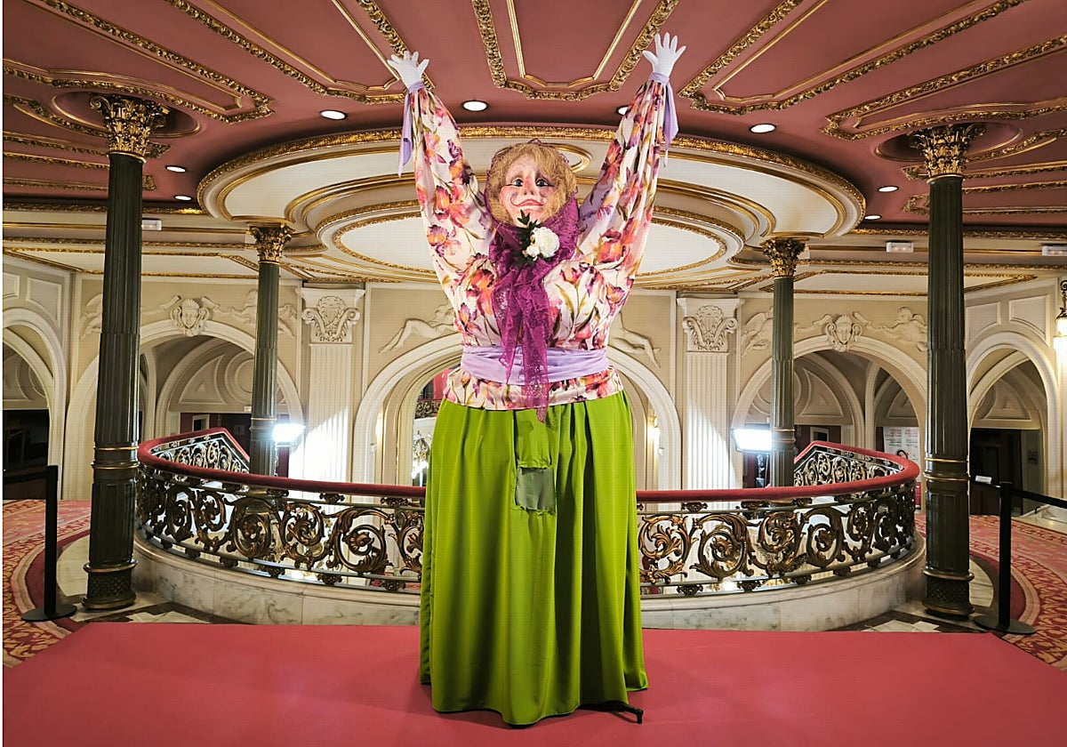 Marijaia, lista para asomarse al balcón del Arriaga.