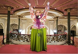 Marijaia, lista para asomarse al balcón del Arriaga.