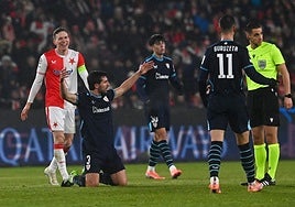 El 1x1 del Slavia Praga-Athletic. Vivián, el mejor. Y para ti, ¿quién es el 'MVP'?