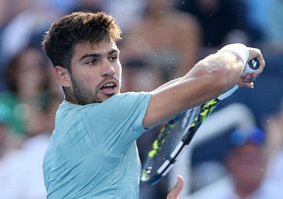 Alcaraz disputa un punto en Cincinnati