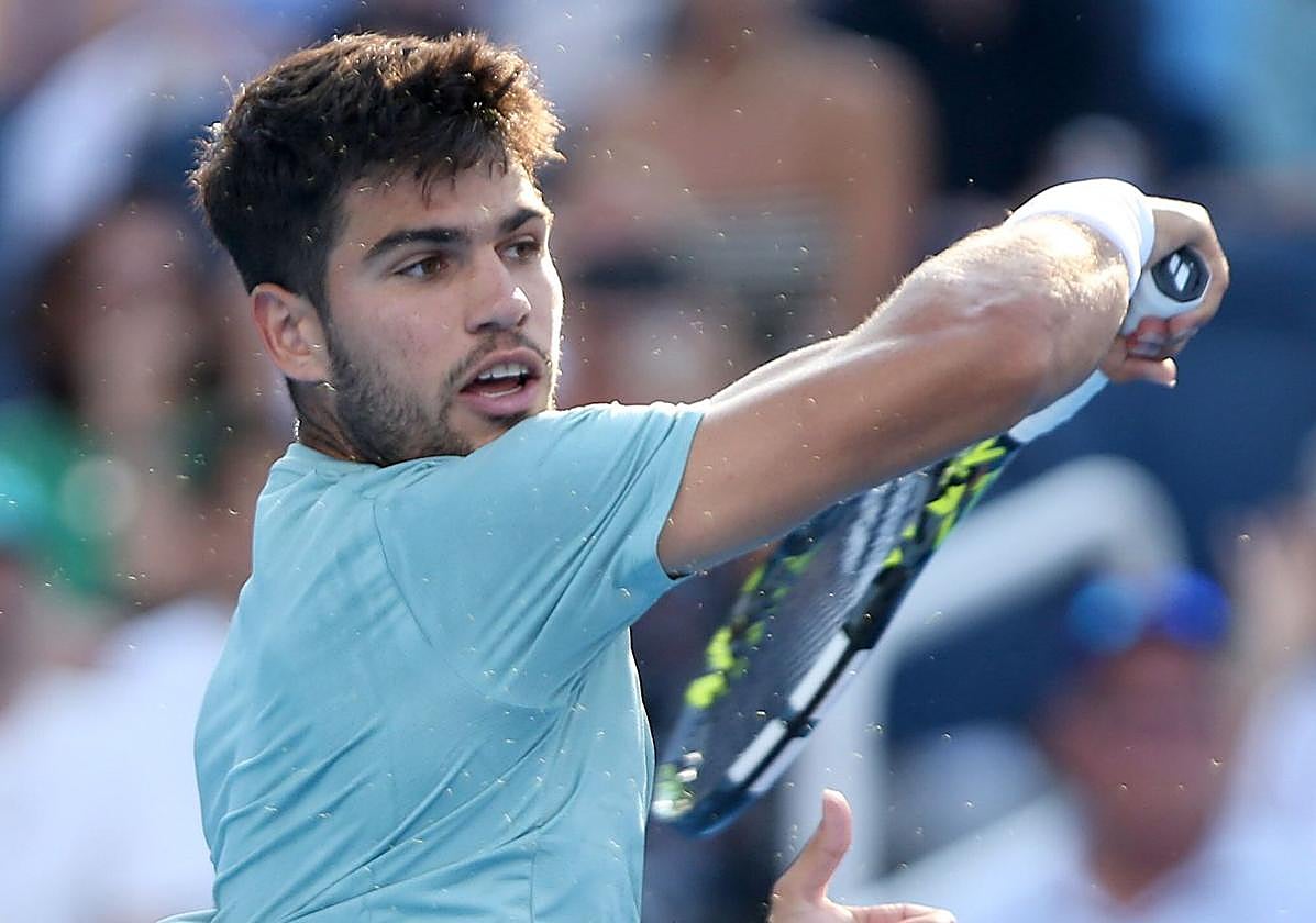 Alcaraz disputa un punto en Cincinnati