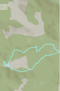 Imagen secundaria 2 - Imágen de la ruta y de Pradoluengo, junto con el recorrido de la misma.