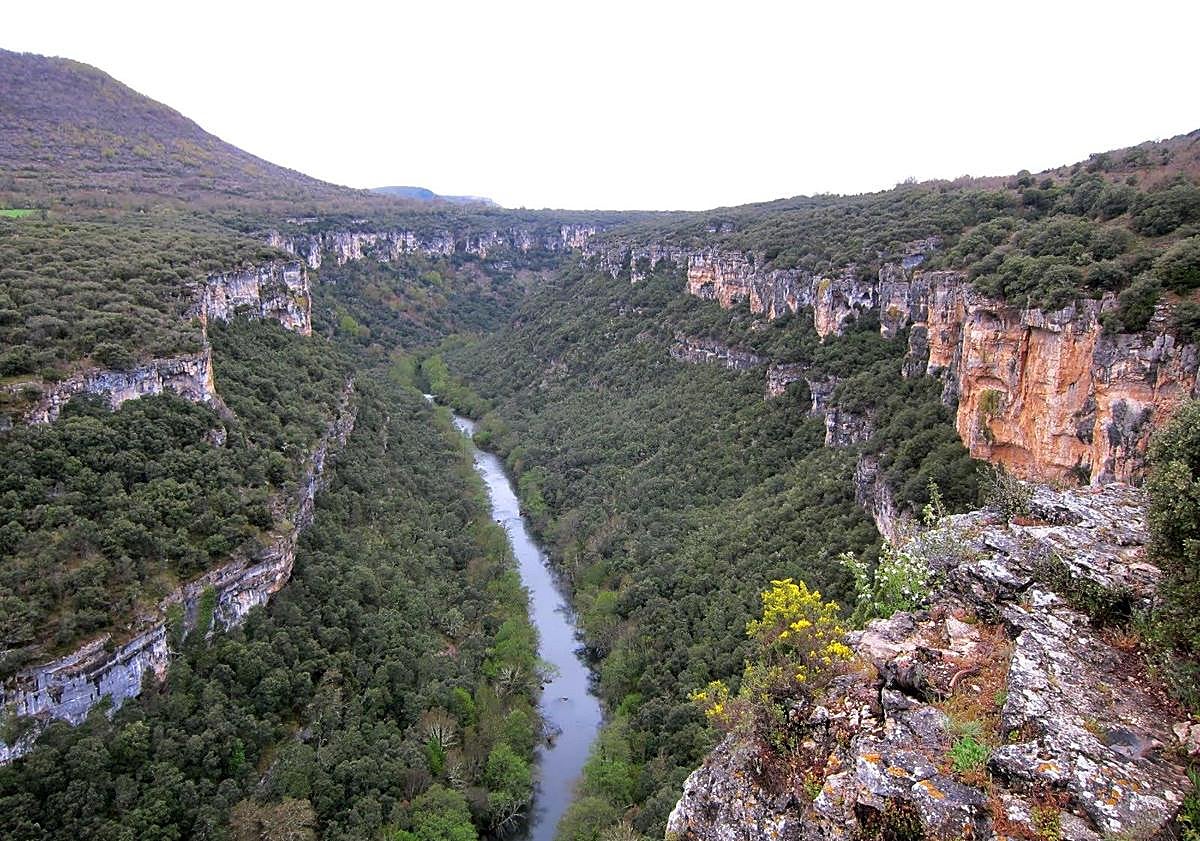 Imagen principal - Paisajes de la ruta e intinerario de la misma.