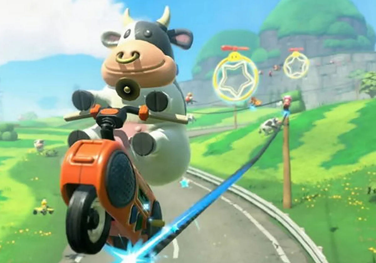 La vaca de 'Mario Kart World'.