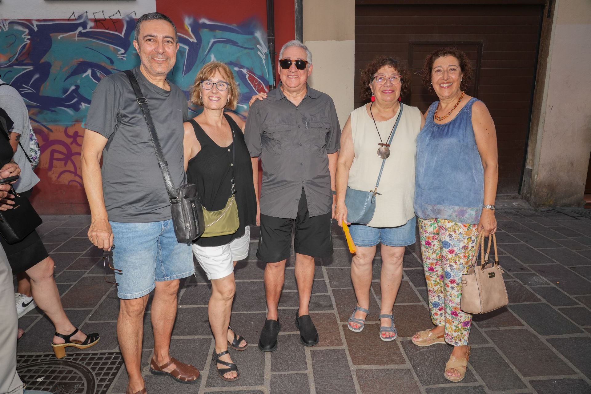 Toño Maeso, Luisa Aragón, Juan Manuel Barroso, Virginia y Yolanda Maeso.