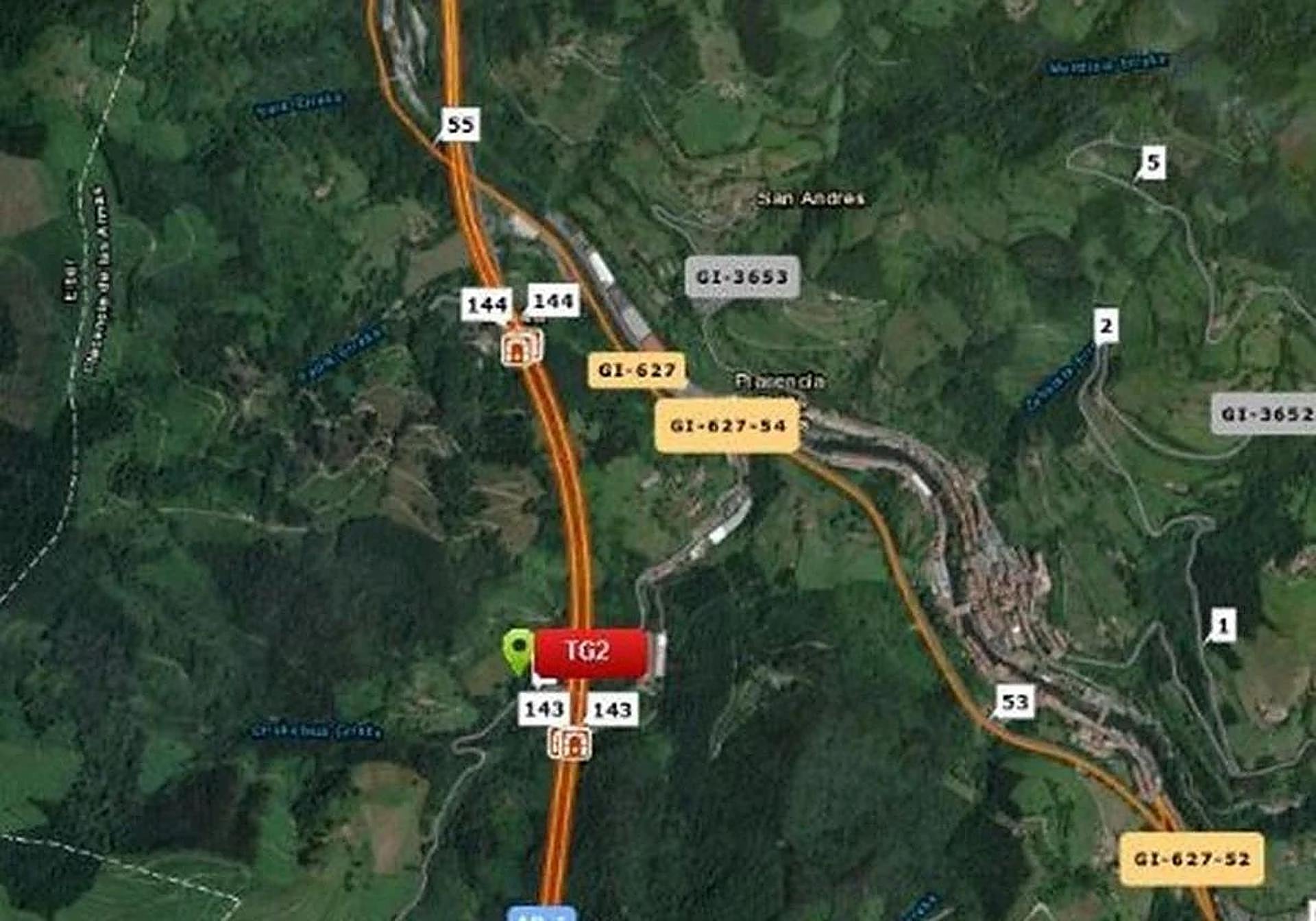 Lugar en el que ha ocurrido el accidente.