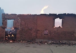 La desolación de una familia bilbaína en un pueblo de Palencia: «Hemos perdido la casa familiar en la que pasábamos los veranos»