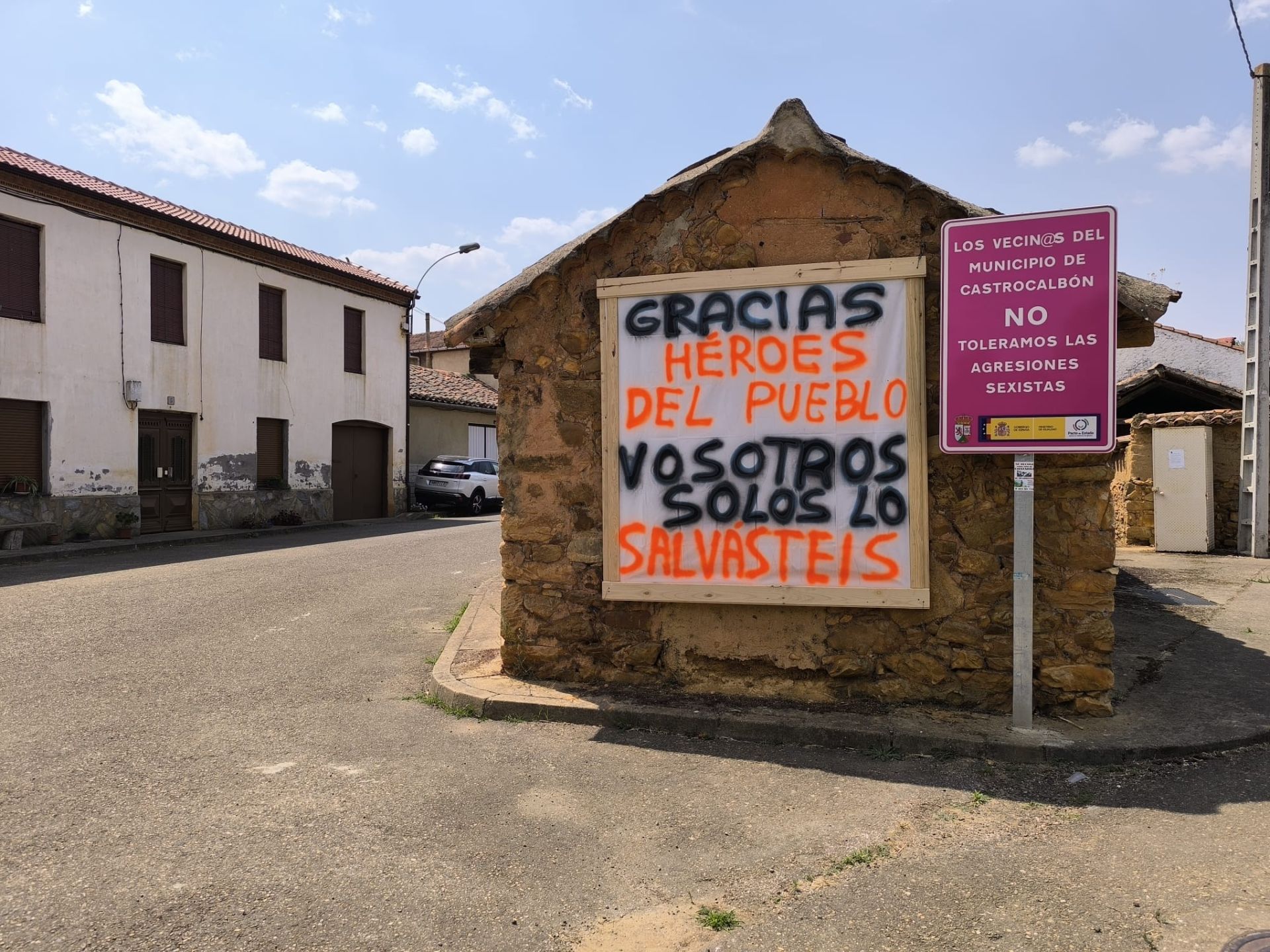 Así ha quedado Quintana y Congosto, un pueblo de León, tras los incendios