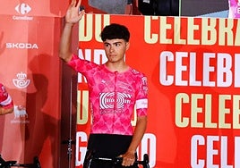 Markel Beloki, durante la presentación de equipos.