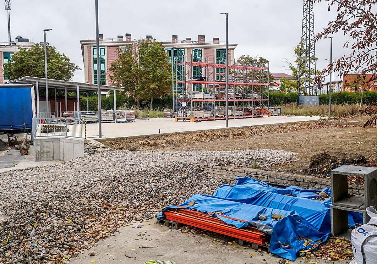 Lugar donde se levantará el almacén de logística.