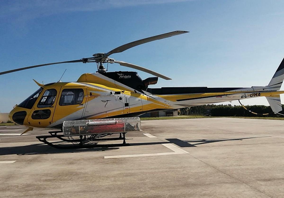 Helicoptero antiincendios alquilado por el gobierno vasco