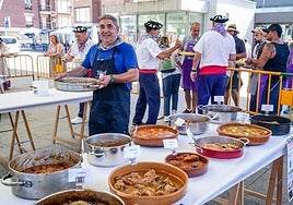 Participantes del concurso gastronómico el año pasado.