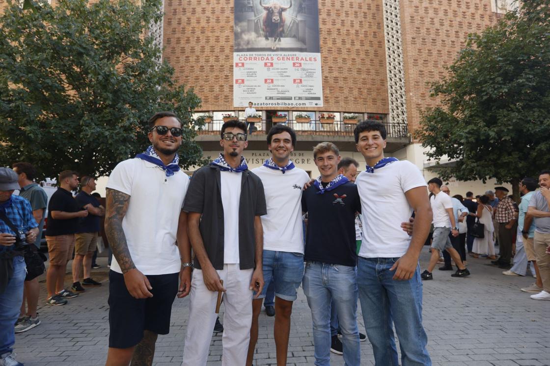 Jorge Barragán, Antonio Almagro, Mikel García, Ander Iturbe e Ibon Gómez