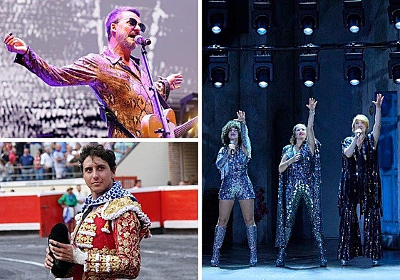 Concierto de Coque Malla, el torero Roca Rey y el musical 'Mamma Mia'.