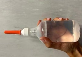 Imagen de uno de los preparados de MMS facilitada por el Consejo General de Enfermería.