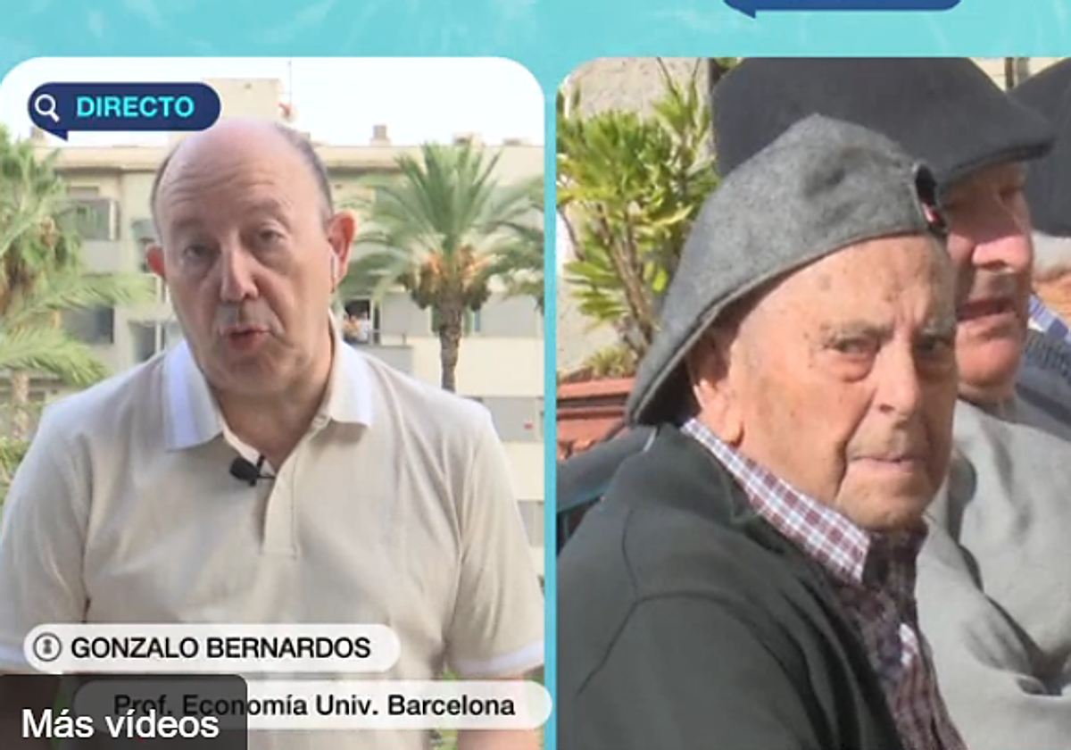 La advertencia de Gonzalo Bernardos sobre el futuro de las pensiones: «Hay un jubilado más cada siete minutos»