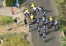 Una protesta propalestina frena al Israel en la crono por equipos de La Vuelta