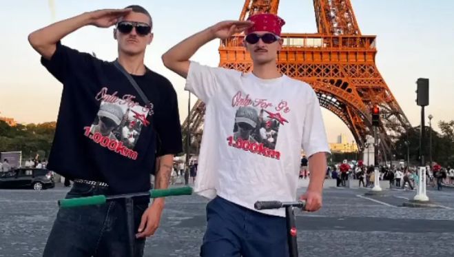 Dos jóvenes vascos viajan desde San Sebastián a París en patinete: 1.000 kilómetros en 30 días
