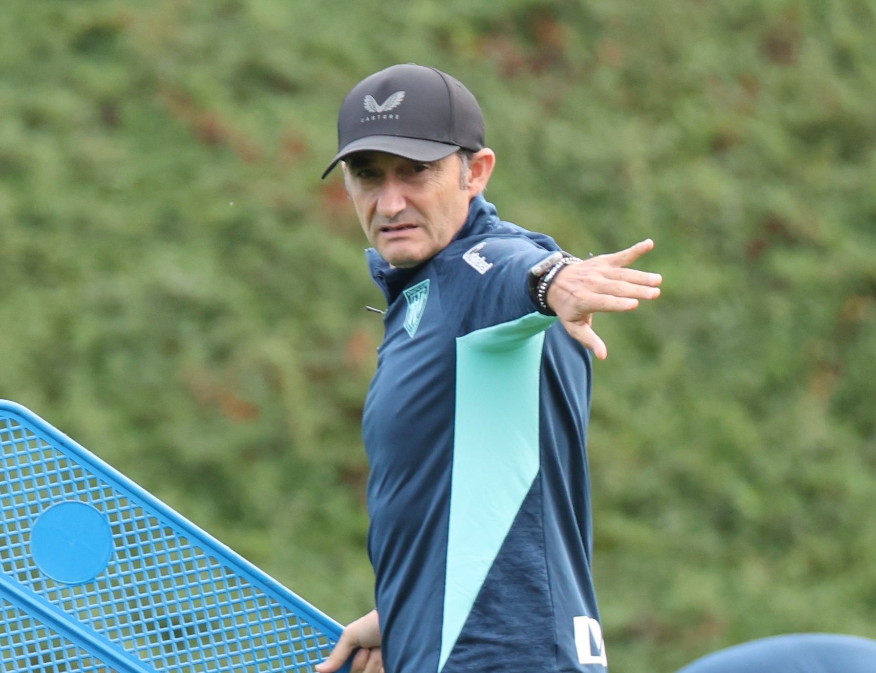 Valverde, durante un entrenamiento