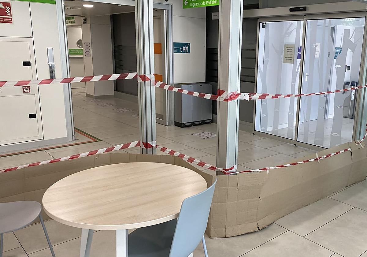 Estado de las Urgencias de Txagorritxu, ayer sábado.