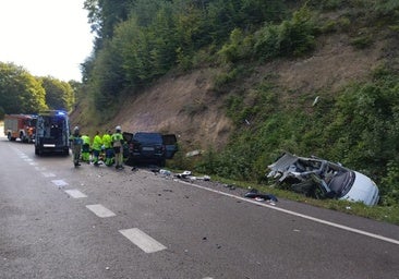 Muere un conductor en una «colisión frontal» en el puerto de Azaceta
