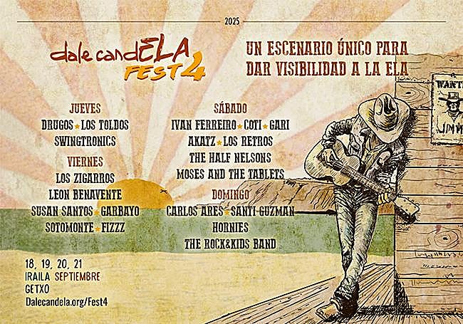 Cartel oficial del festival con el calendario definitivo