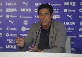 Sergio Fernández, en rueda de prensa.