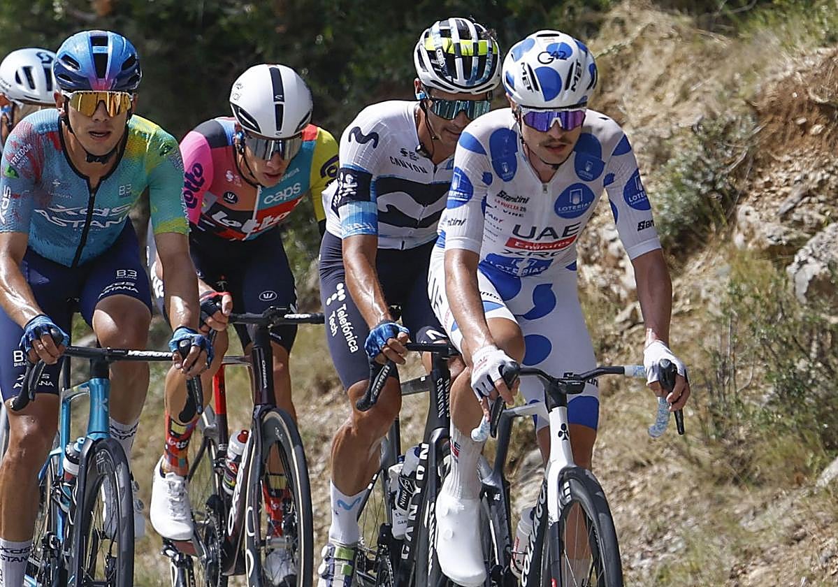 Vine se adueña del territorio del Movistar y Vingegaard toma el mando de La Vuelta