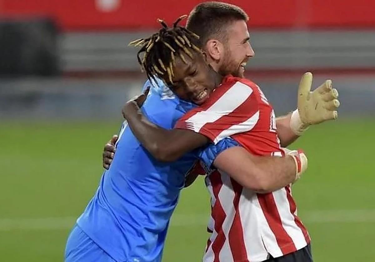 «Eso no es ser del Athletic, eso es ser un borrego», dice Simón sobre quienes vandalizaron el mural de Nico Williams