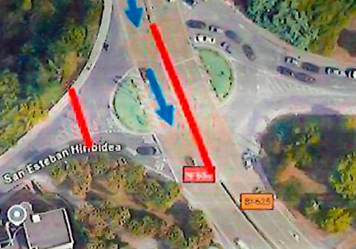 El paso de la 11ª etapa afectará a la N-634, en el tramo comprendido entre San Antonio y la salida por la Iglesia de San Esteban.