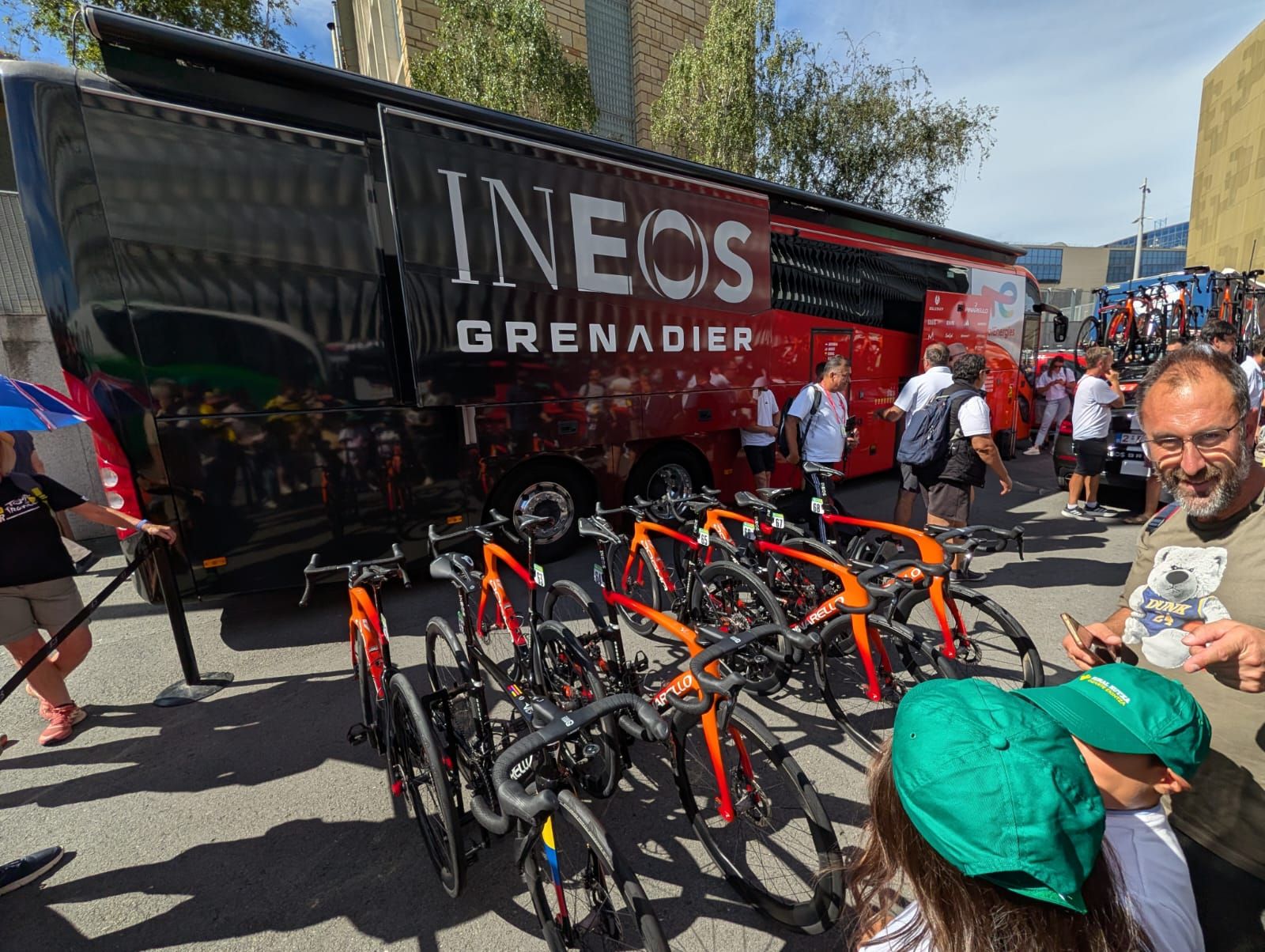 La Vuelta se deja sentir en las calles de Bilbao