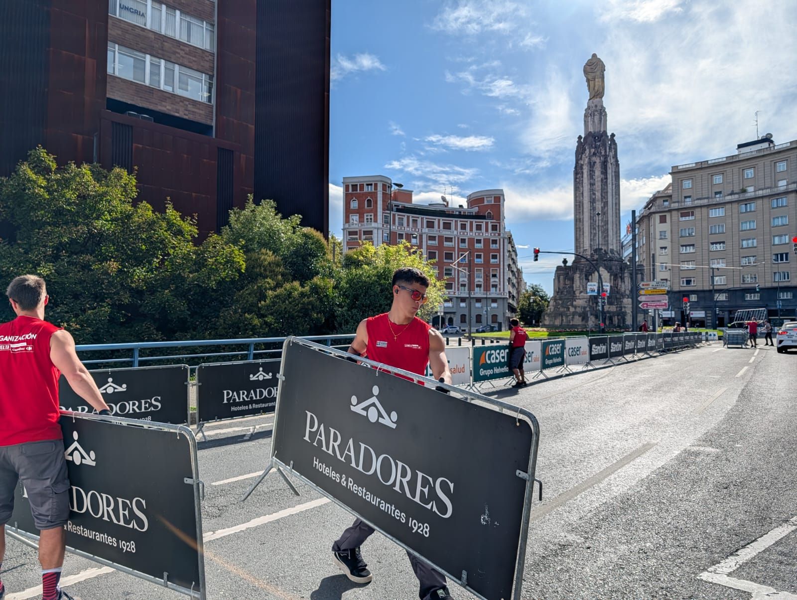La Vuelta se deja sentir en las calles de Bilbao
