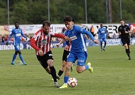 Amorebieta y Zamora fueron rivales el curso pasado en Primera RFEF.