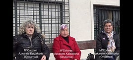 Las hermanas Azkarate han trabajado en la conserva desde pequeñas.