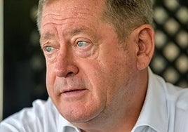 Bingen Zupiria, consejero vasco de Seguridad, durante una entrevista.