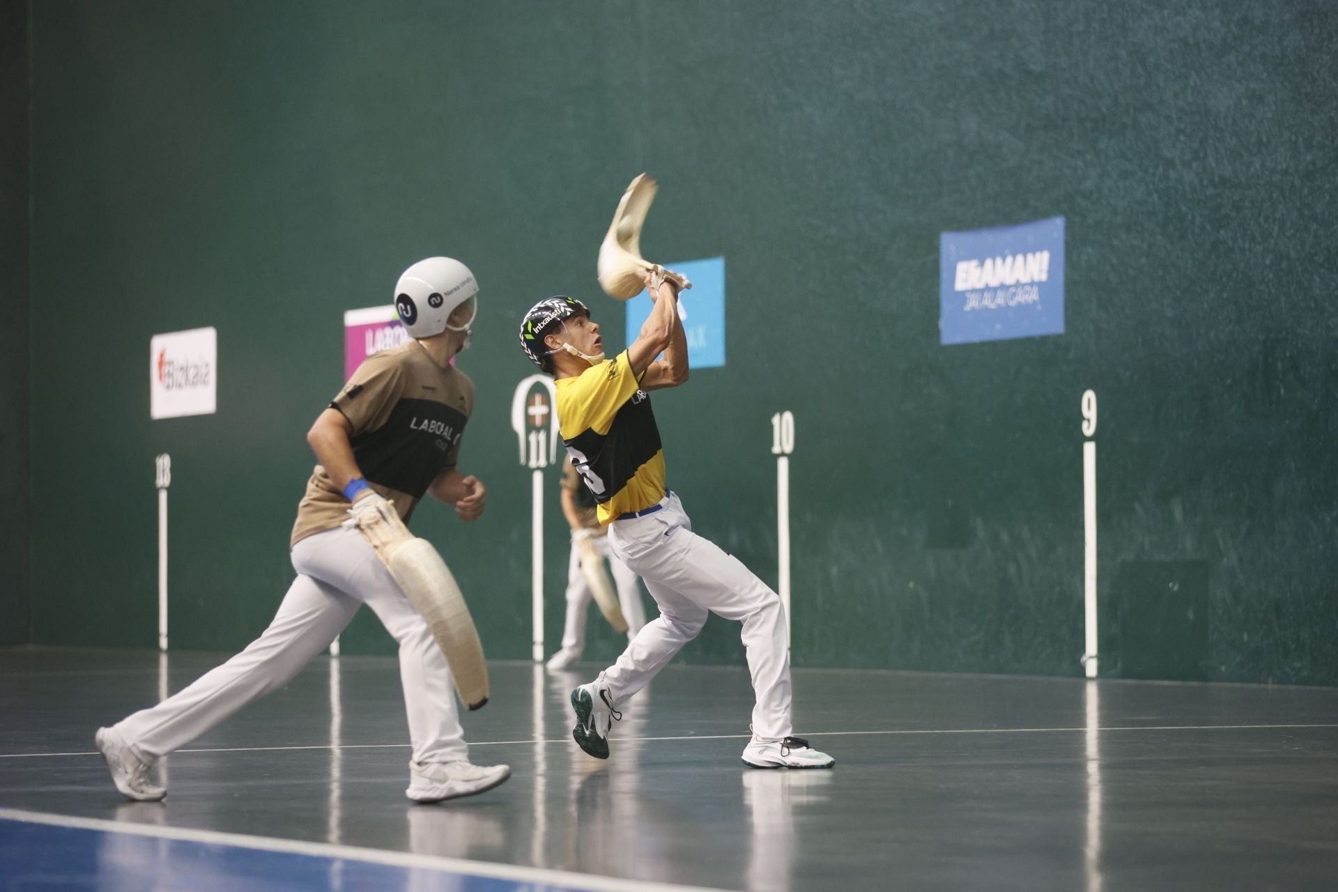 El frontón de Markina es la 'escuela' de numerosos pelotaris de cesta punta.