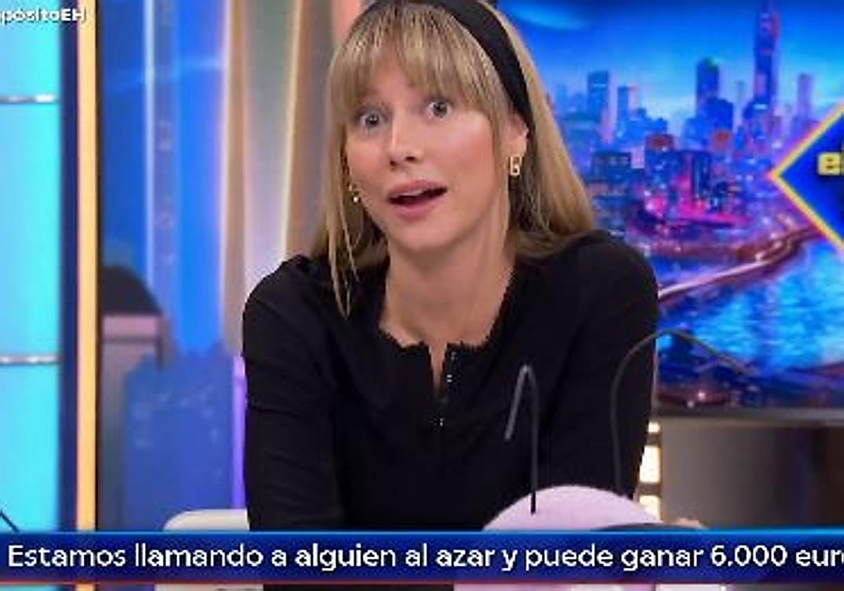 Una bilbaína evita que Ester Expósito sea la mayor «gafe» de la historia de 'El Hormiguero'