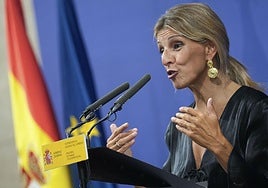 Yolanda Díaz, ministra de Trabajo