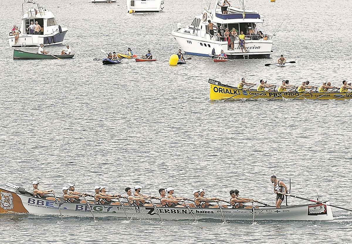Zierbena afronta el segundo asalto con diez centésimas de ventaja sobre Orio.