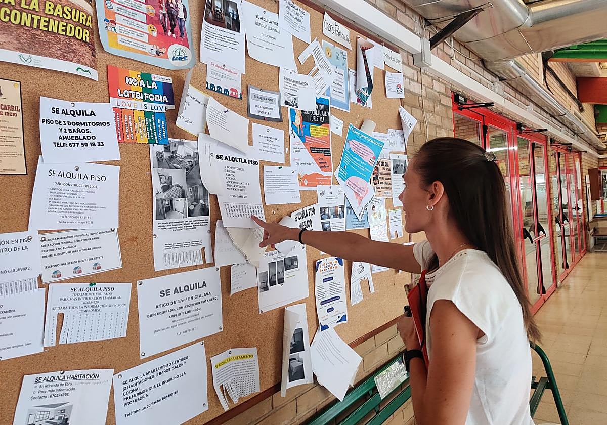 Muchos pisos ya están ocupados cuando los docentes van a llamar en busca de un lugar en el que residir todo el curso.