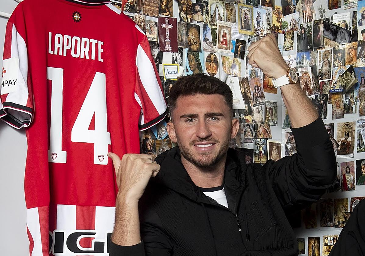 Laporte ya viste la camiseta del Athletic