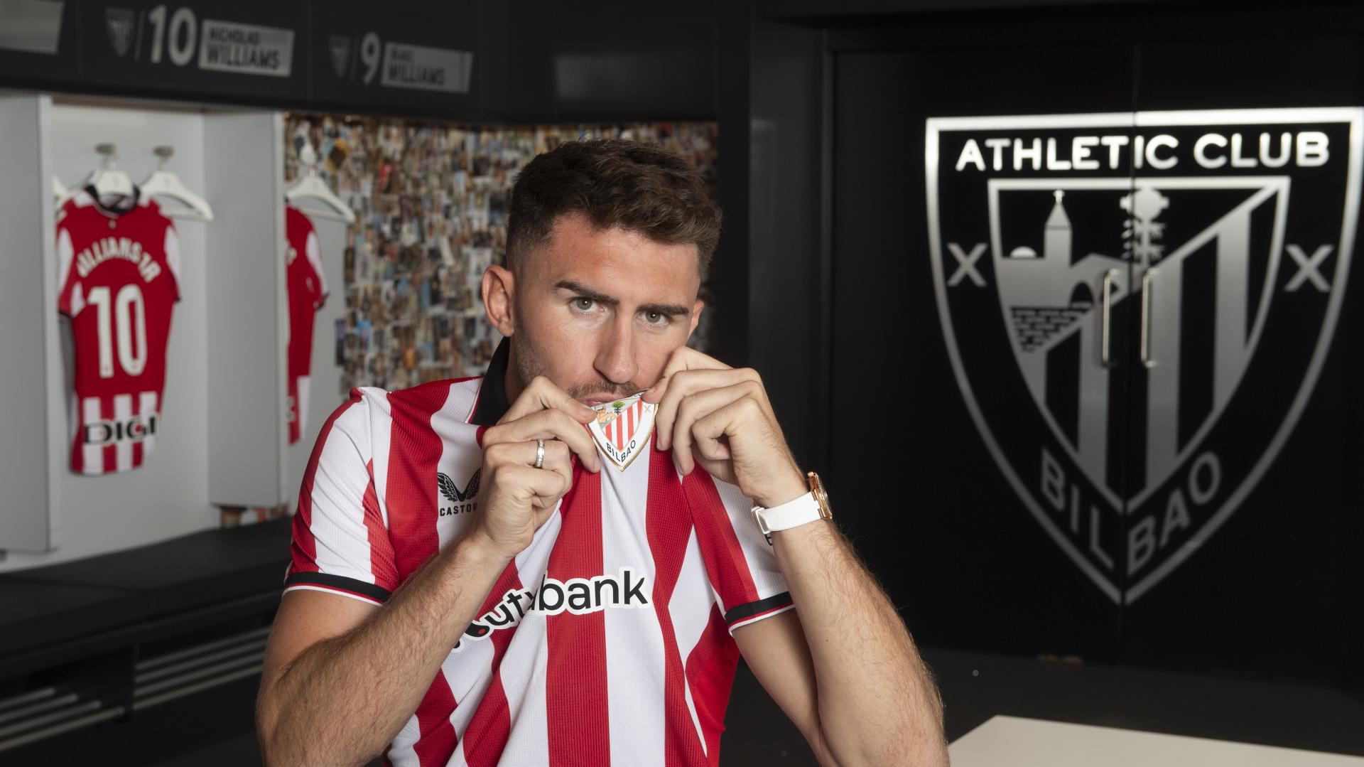 Laporte ya viste la camiseta del Athletic